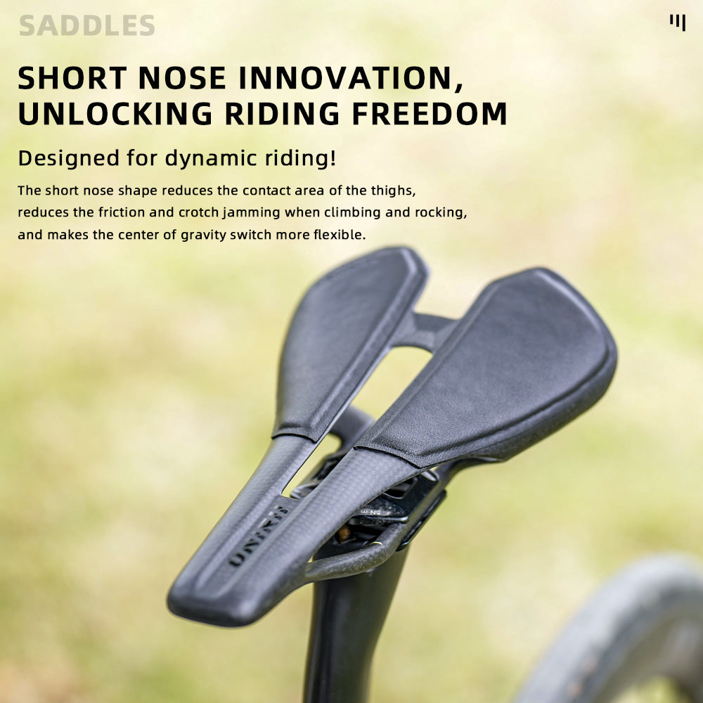 2025 ONIRII AIOM 95g Ultralight Integrated Carbon Base Saddle Carbon Ultra Thin Shock Absorbing Cycling Seat for Road Bicycle