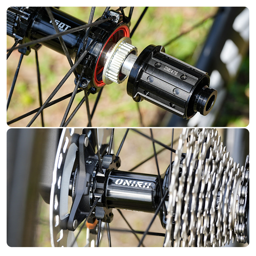 ONIRII ECC TR006 Bike Hub Front 21H Rear 24H Centerlock 12x100mm 12x142mm 150T for HG XDR Cassette Body Aluminum for Road Bike NEW