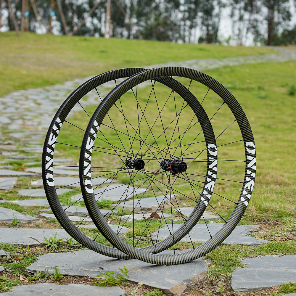 ONIRII GSLR  Gravel Carbon Wheels 29'' Disc Brake Wheel Front/Rear 24H 12x100*12x142mm for XD MS HG HDR Cassette Body for Gravel Bicycle
