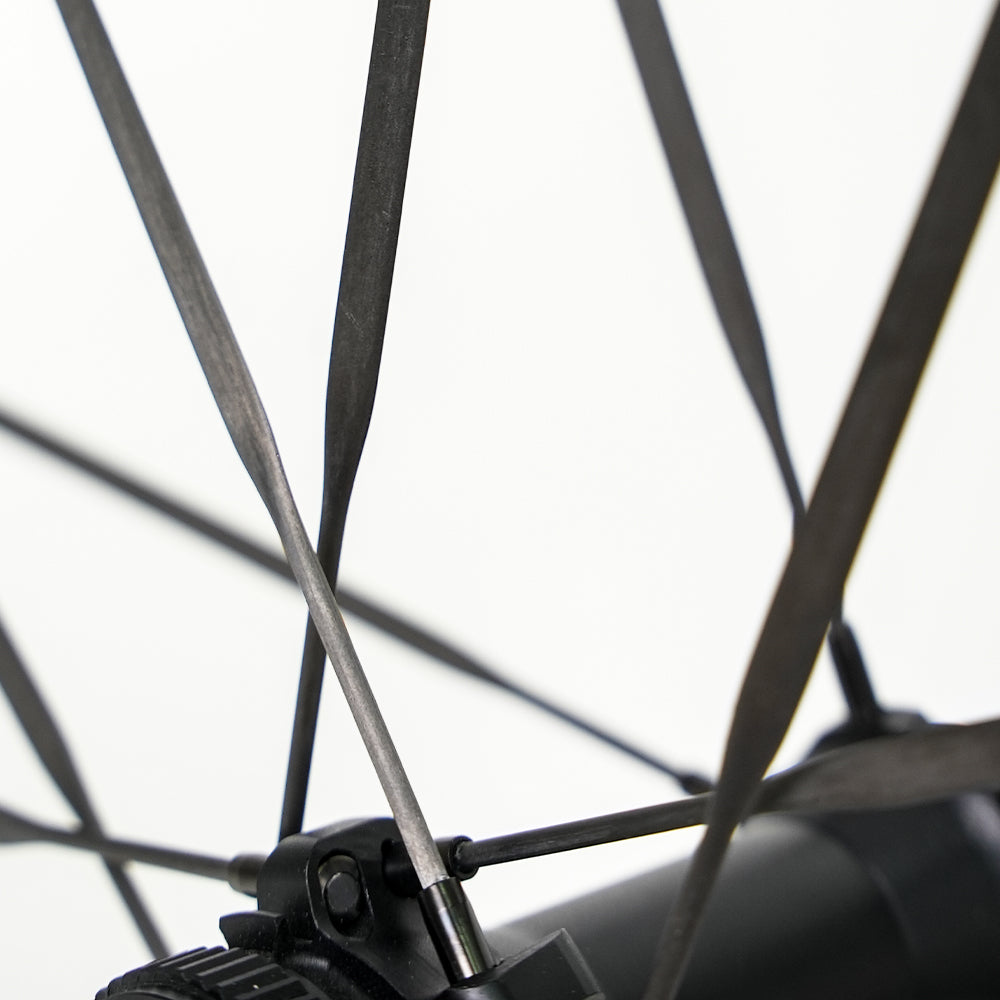 VCYCLE LIGHT I Carbon Ultra-Light Road Wheels Carbon Spokes Ceramic Bearings 100x142mm 50mm Rim for Road Bikes Bicycles