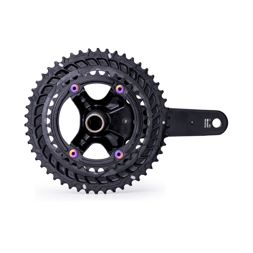 ONIRII Road Bike Shifter Groupset Titanium Bolts Brake Lever Cranks Front /Rear Derailleur Fixing Screw T25 8mm for SHIMANO 12S Transmission