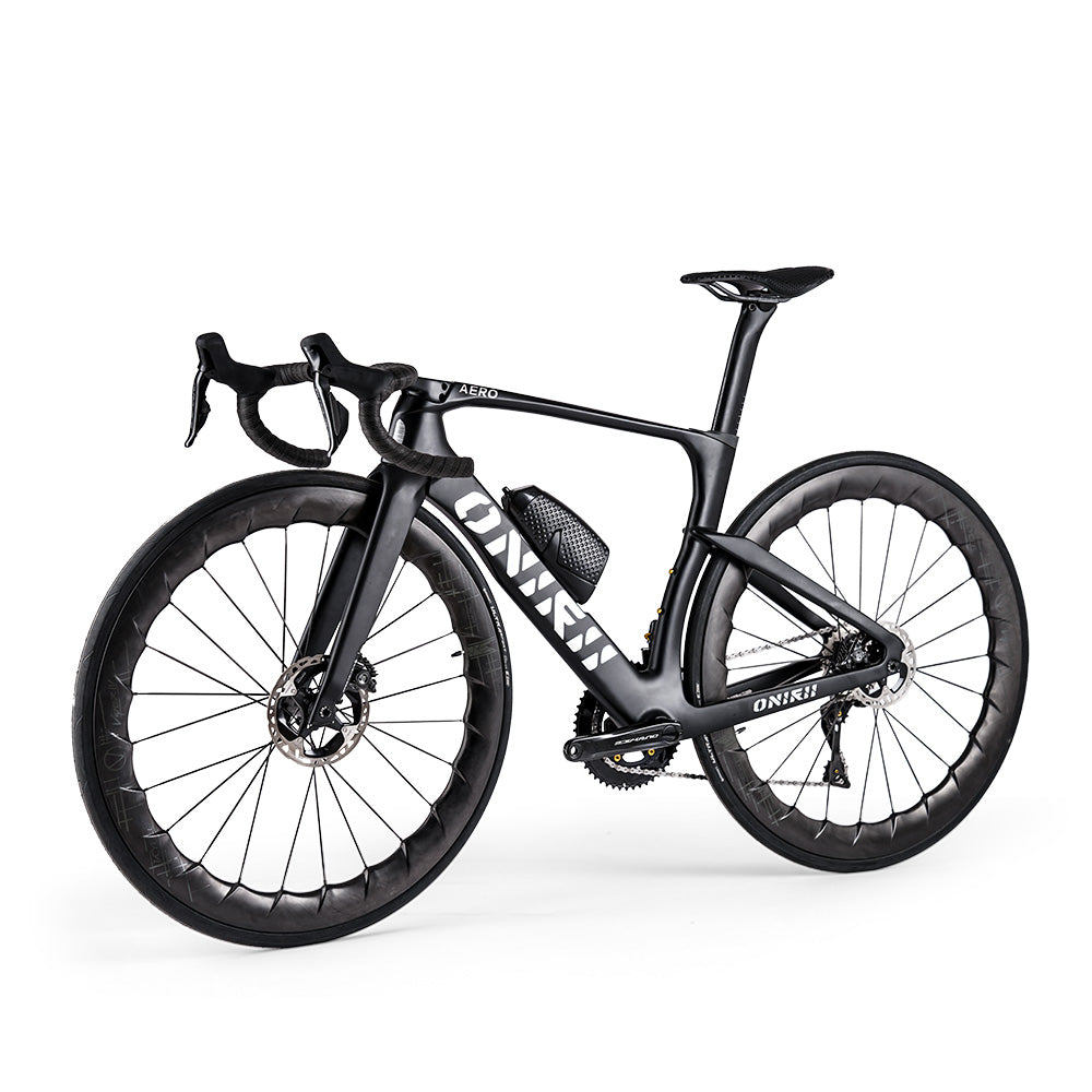 ONIRII Aerodynamic Carbon Bike Frame with Integrated Handlebar Thru Axle, Front Fork, Headset, Seat Post for Road Bicycle NEW