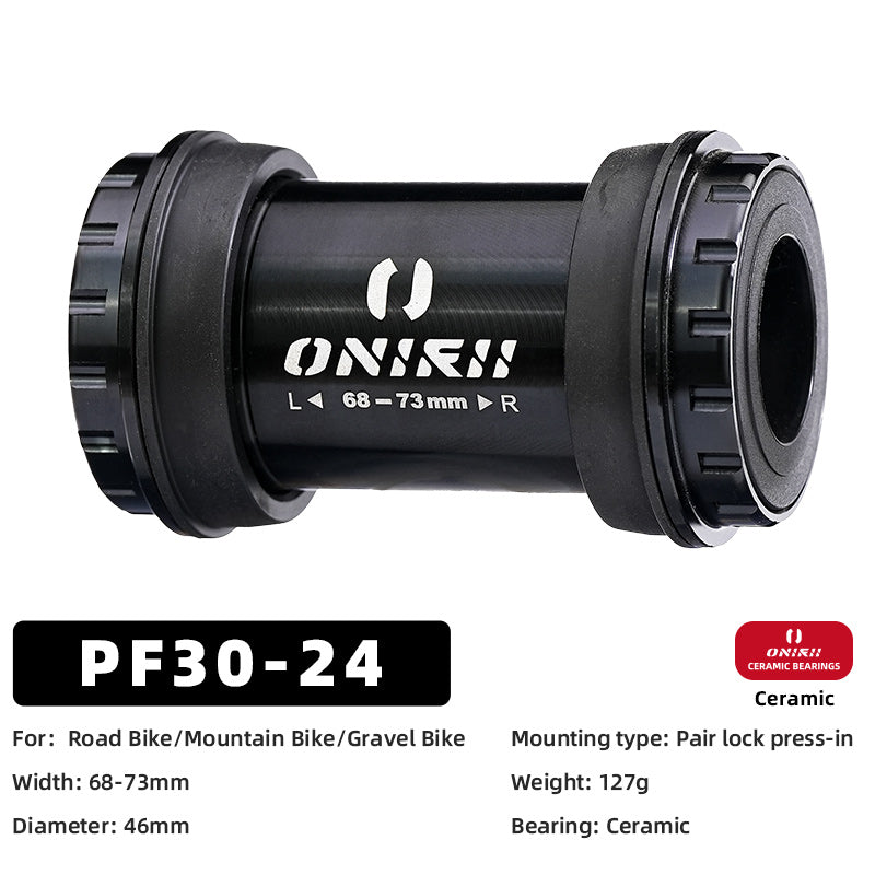 ONIRII 24mm Ceramic Bike Bottom Bracket BSA 86-92 BB30 T47 Threaded Press-in Lock Steel Bearing BB for MTB Road Bicycle Part NEW