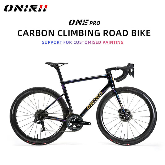 ONIRII ONE PRO Carbon Climbing Road Bike with Electronic Groupset 8170 7170 Di2 Handlebar Hydraulic Disc Brake Hidden Cable NEW