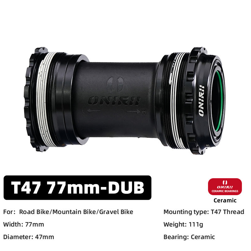 ONIRII DUB Bike Bottom Bracket 28.99 Ceramic Bearing BSA T47 86-92 BB30 Threaded Press Fit Lock BB for MTB Road Bicycle Part NEW