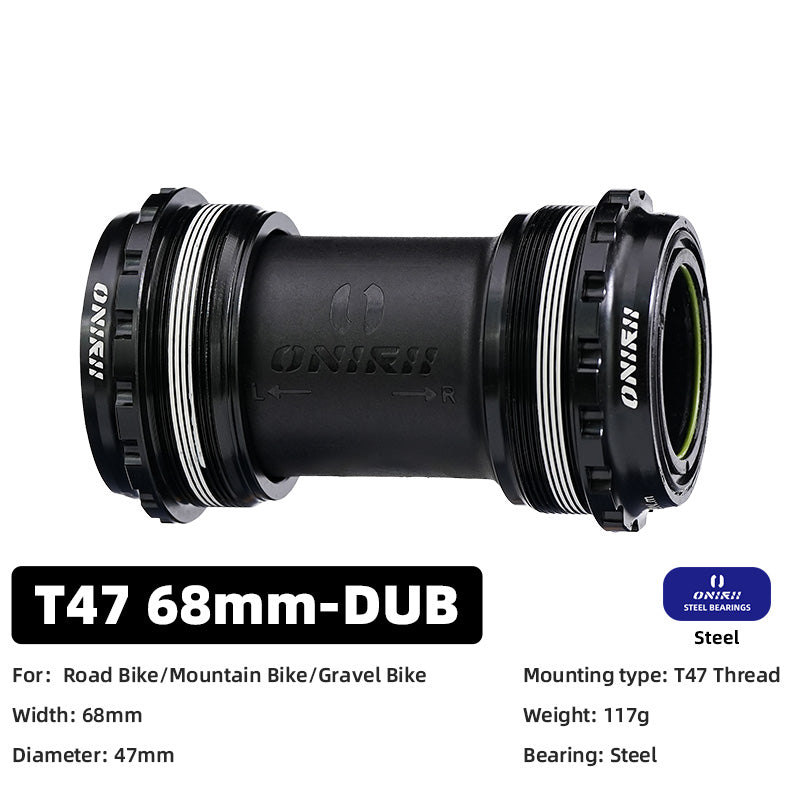 ONIRII DUB Bike Bottom Bracket 28.99 Ceramic Bearing BSA T47 86-92 BB30 Threaded Press Fit Lock BB for MTB Road Bicycle Part NEW