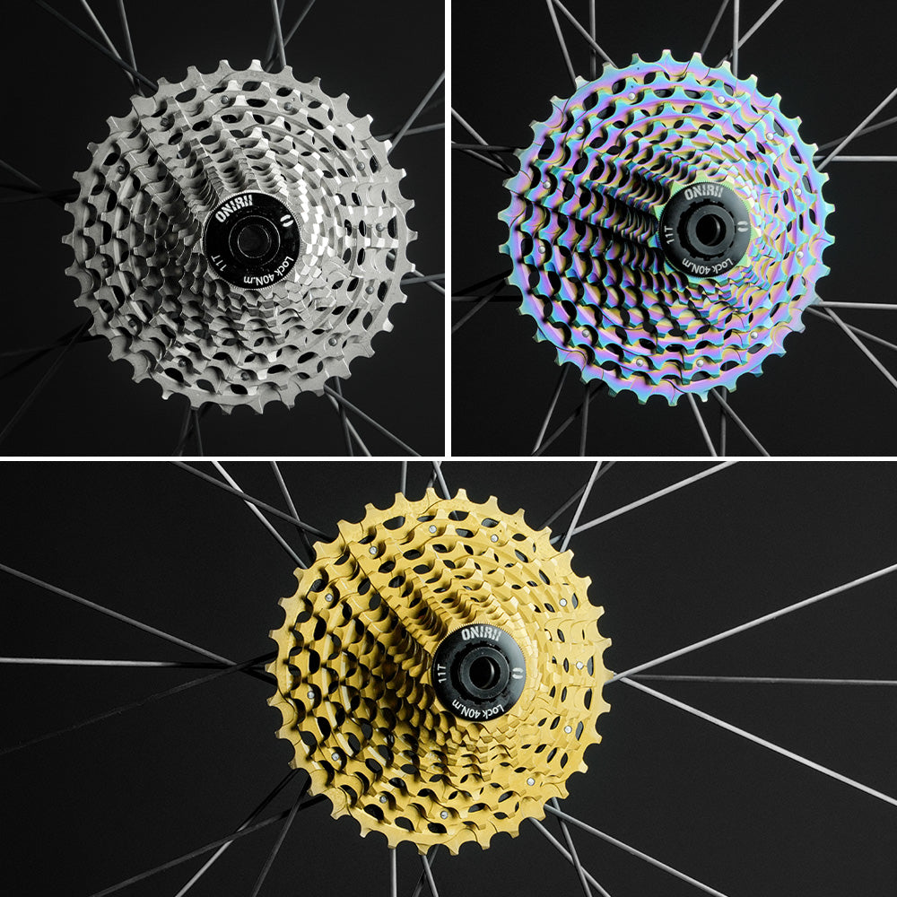 ONIRII CNC Road Bike Cassette 12 Speed 11-32T 11S-34T Ultralight Hollow HG Freewheel 12V Plated Gold Silver Rainbow Sprocket NEW