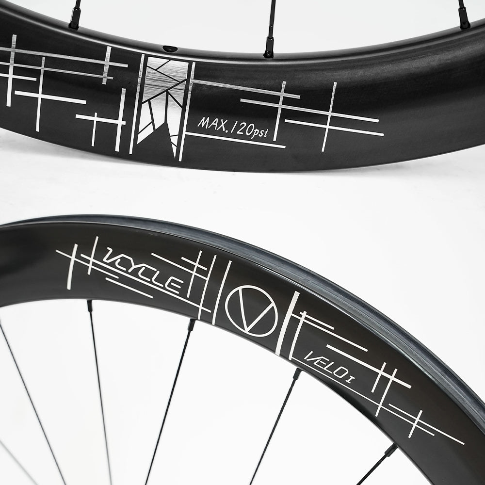 VCYCLE VELO I Ultra-Lightweight Carbon Fiber Vacuum Wheels with 50mm Rim Height, HG Hub, and Wide Open-Spoke Road Carbon Wheels