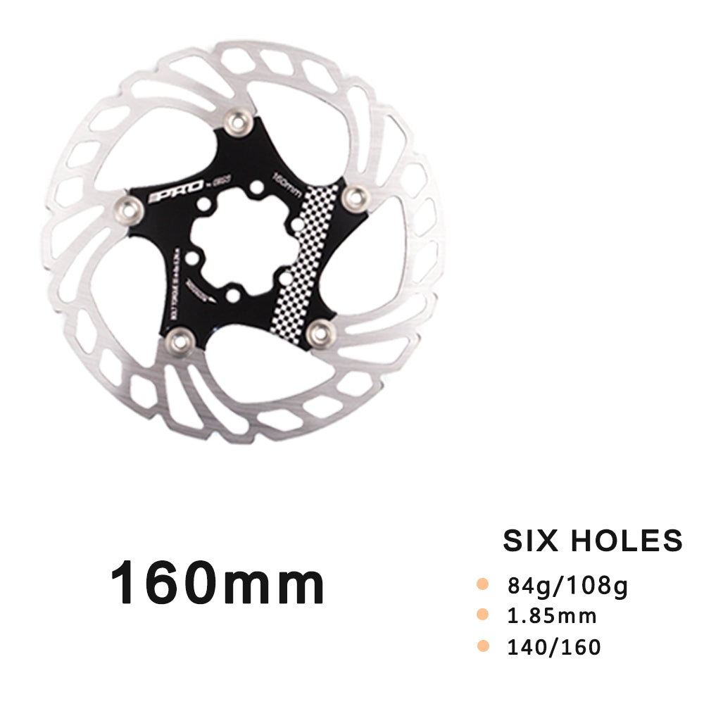 ONIRII 160mm Disc Brake Rotor CenterLock Mountain Road Bike MTB Heat Dissipation Cooling Hollow Pads Disk Center Lock New