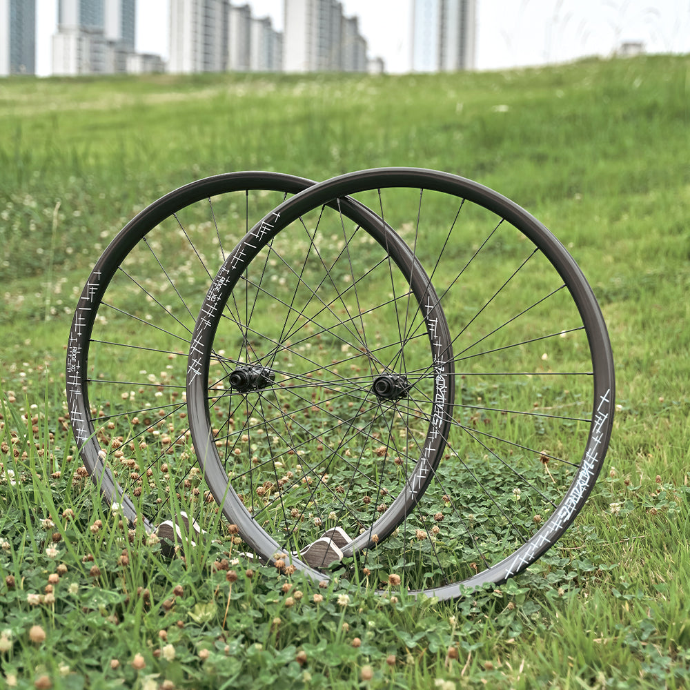 VCYCLE RIDGE XC 32-inch Mountain Bike Carbon Fiber Wheels, 15-110 12-157MM 28-hole MS HG XD Hub for XCO Racing Mountain Bikes
