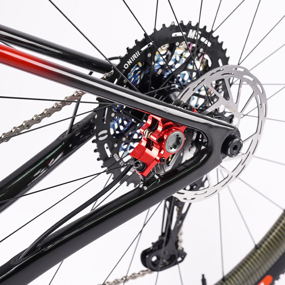 ONIRII WIN Ultra-Light Carbon Fiber XC Hardtail Mountain Bike with XT 1x12-Speed Drivetrain and Carbon Fiber Wheels MTB Complete Bike