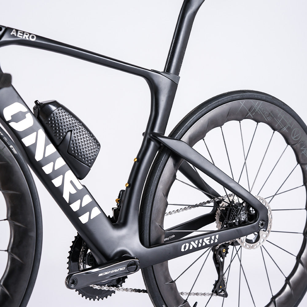 ONIRII Aerodynamic Carbon Bike Frame with Integrated Handlebar Thru Axle, Front Fork, Headset, Seat Post for Road Bicycle NEW