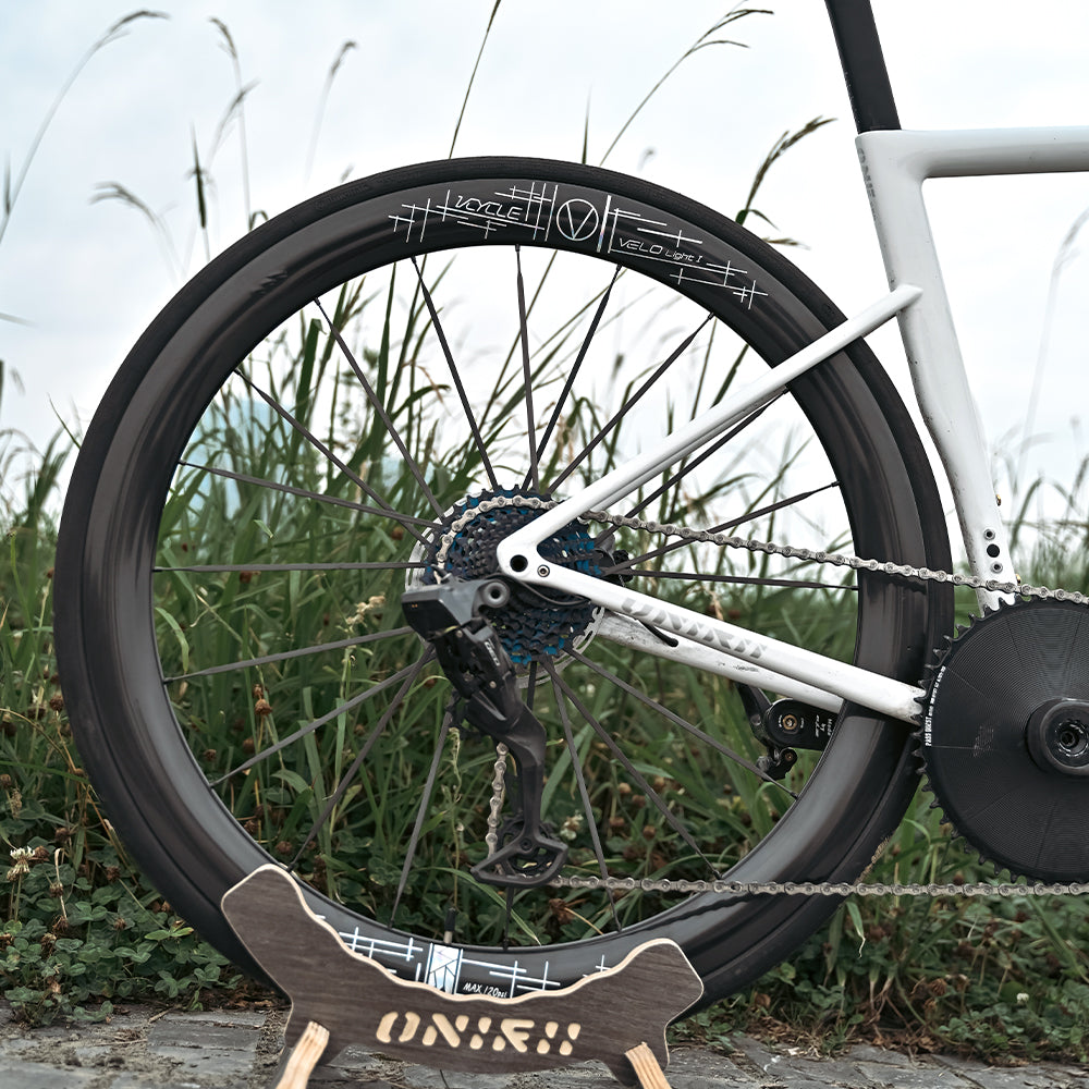 VCYCLE LIGHT I Carbon Ultra-Light Road Wheels Carbon Spokes Ceramic Bearings 100x142mm 50mm Rim for Road Bikes Bicycles