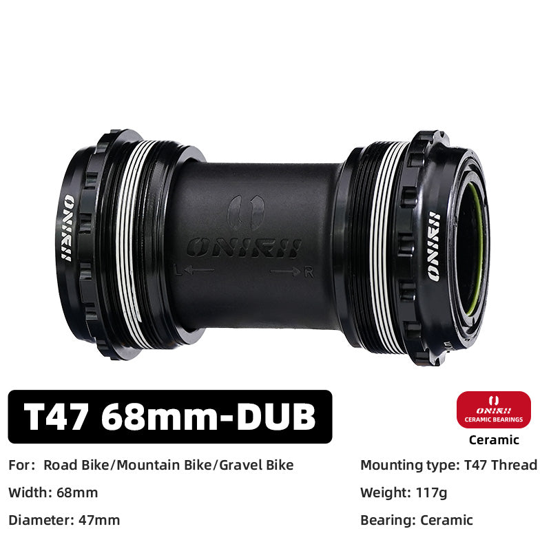 ONIRII DUB Bike Bottom Bracket 28.99 Ceramic Bearing BSA T47 86-92 BB30 Threaded Press Fit Lock BB for MTB Road Bicycle Part NEW