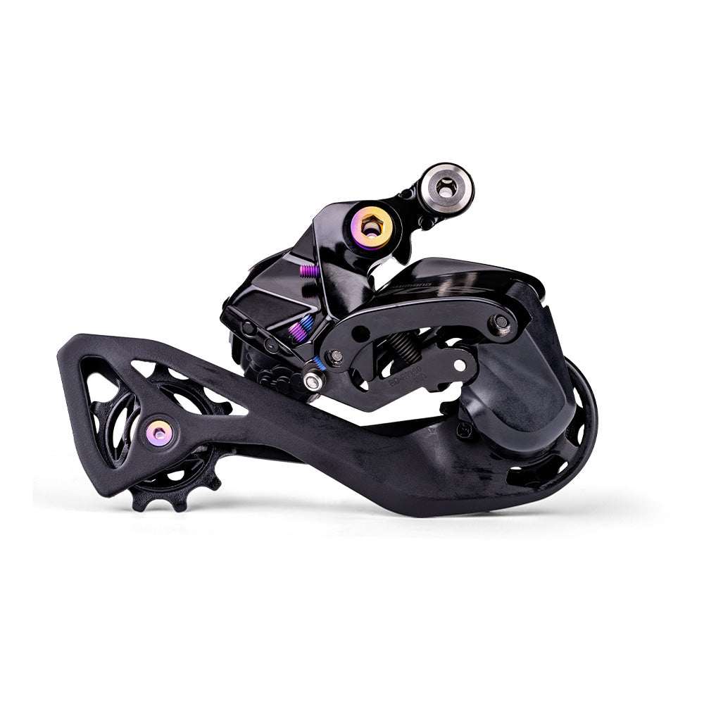 ONIRII Road Bike Shifter Groupset Titanium Bolts Brake Lever Cranks Front /Rear Derailleur Fixing Screw T25 8mm for SHIMANO 12S Transmission