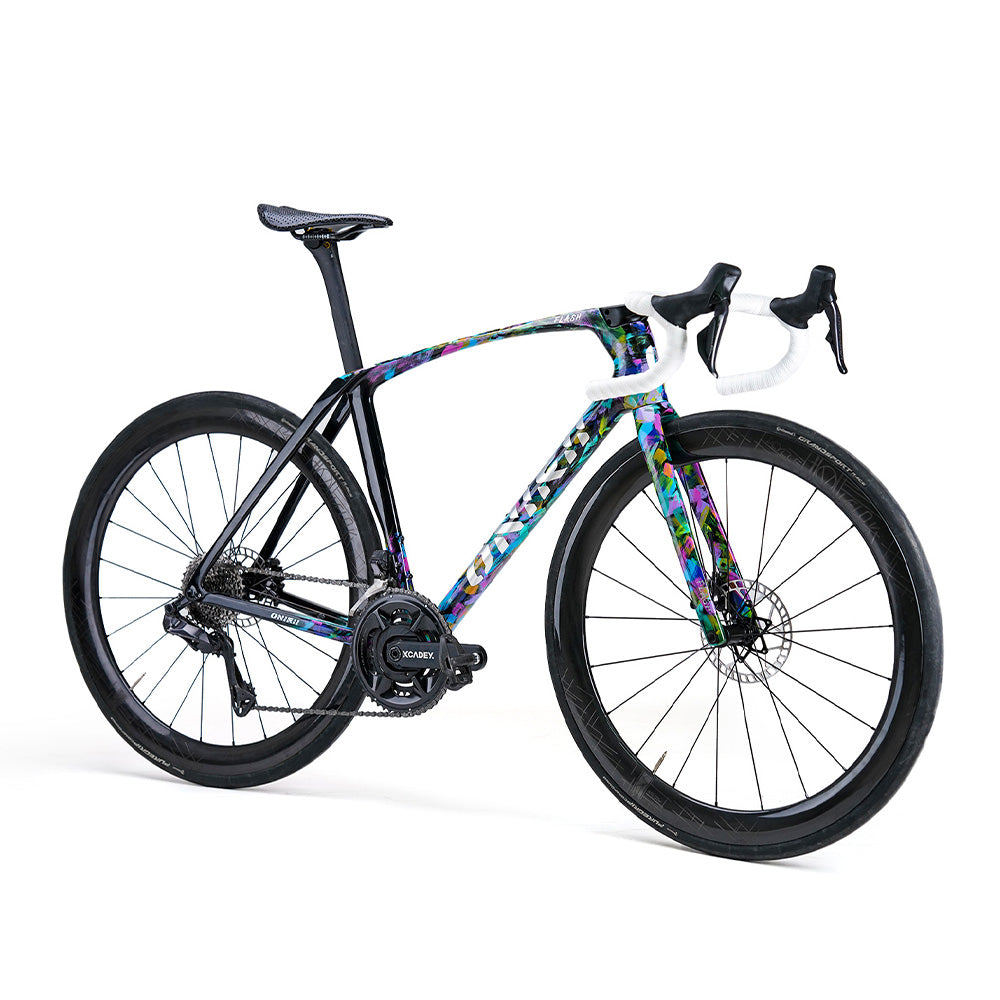 ONIRII FLASH Carbon Road Frame Hidden Cable Comprehensive with Integrated Handlebar Fork, Headset, Seat Post for Road Bicycle