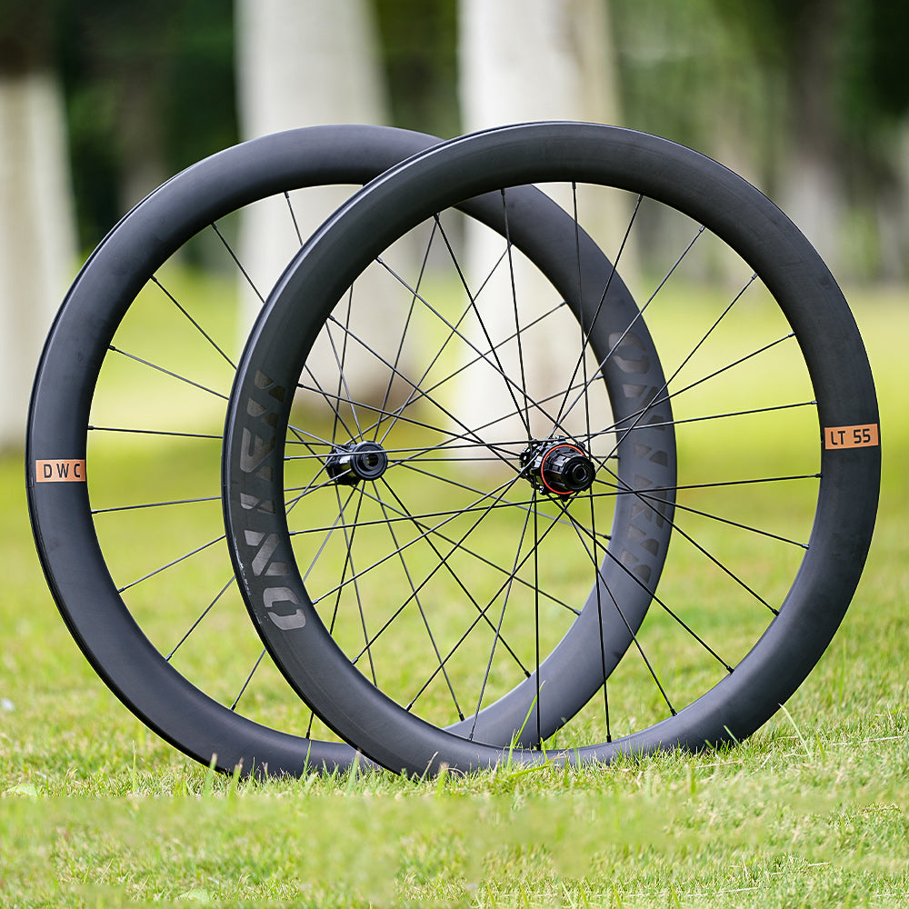 ONIRII DWC LT Road Bike Carbon Wheel 700C Vacuum Front 21 Holes Rear 24 Holes 12x100mm 12x142mm for HG XDR Cassette Body for Road Bicycle
