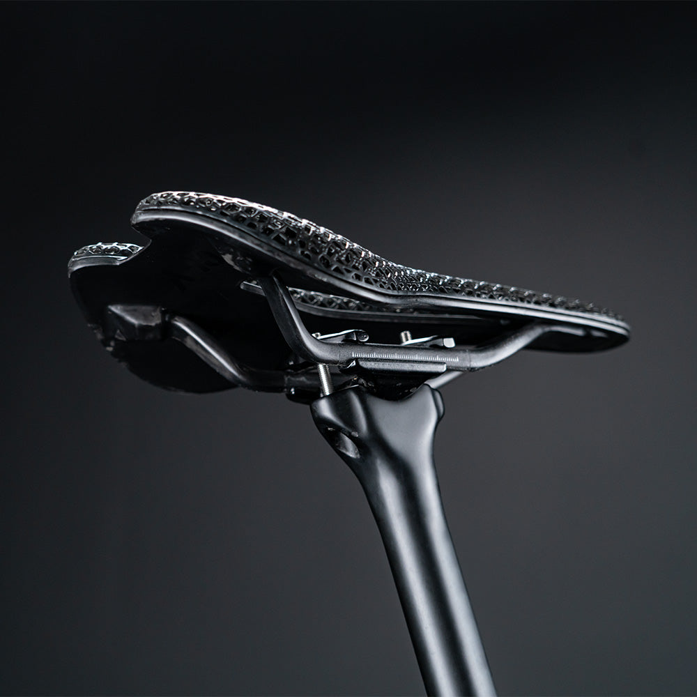 ONIRII 3D Printed Bike Saddle Carbon Hollow Seat 6 Partition Comfortable Breathable Cycling Seat for Road MTB Bicycle NEW