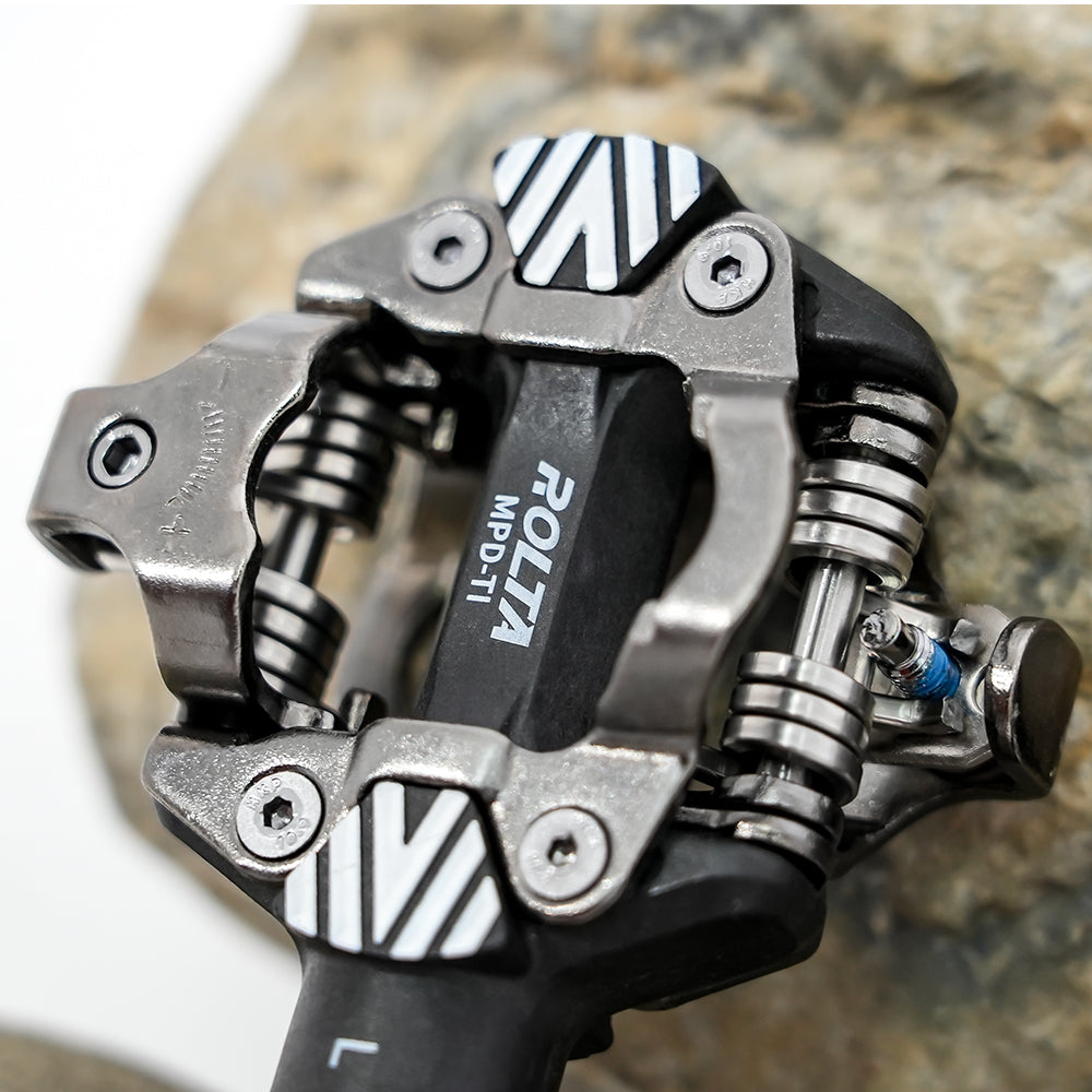 ONIRII M13-TI Titanium-Axle MTB Self-locking Pedal Injection-Molded Carbon SPD/SPD-SL for Mountain. Folding, Gravel Bike, BMX