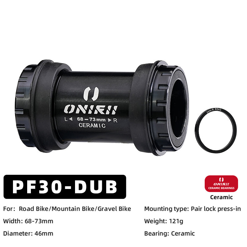 ONIRII DUB Bike Bottom Bracket 28.99 Ceramic Bearing BSA T47 86-92 BB30 Threaded Press Fit Lock BB for MTB Road Bicycle Part NEW