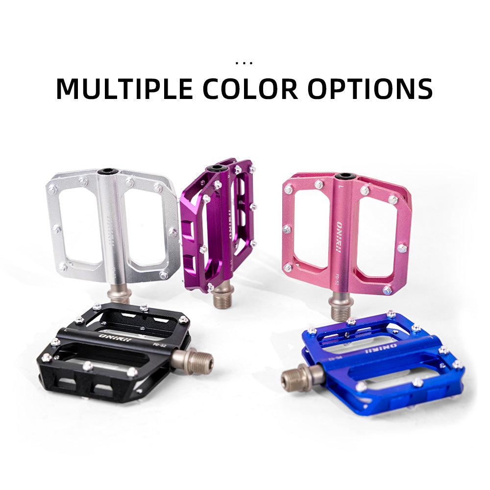 2025 New ONIRII PD-52 Ultralight Aluminum Alloy Flat Pedals CNC 3 Bearing Non-Slip Bike Pedal for Road Mountain Folding Bicycle