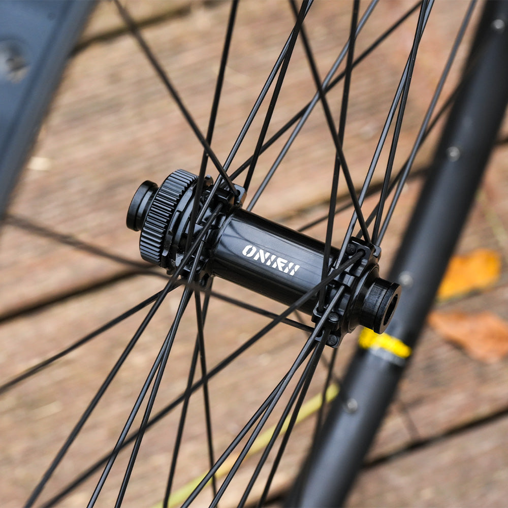 ONIRII GS Gravel Bike Wheels Aluminum Disc Brake Wheelset 12x100mm 12x142mm Front 28H Rear 28H Support HG MS XD Cassette Body for Gravel
