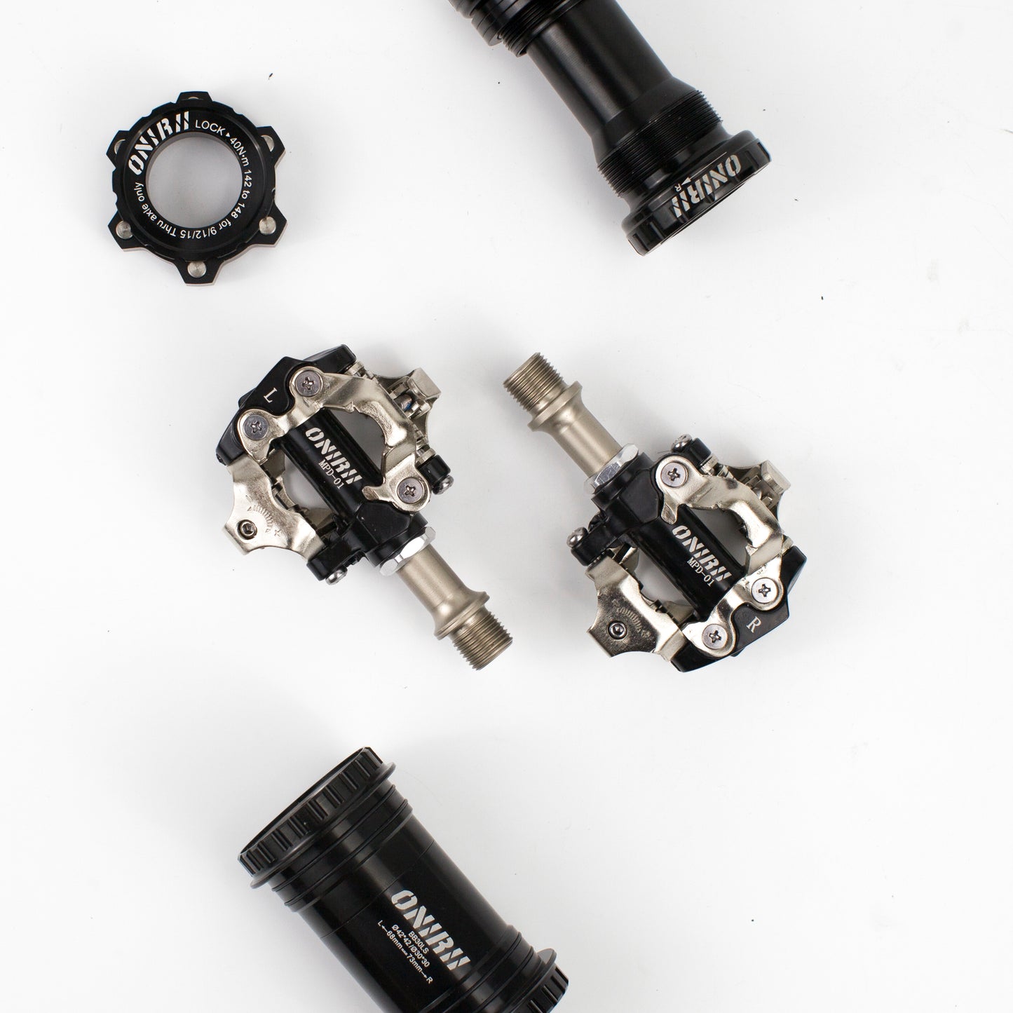 ONIRII MPD-01 Self-Locking SPD Pedals MTB for Bicycle Racing Mountain Bike Compatible Bearing Pedal DEORE XT M8100 M8000 M520 M540 New