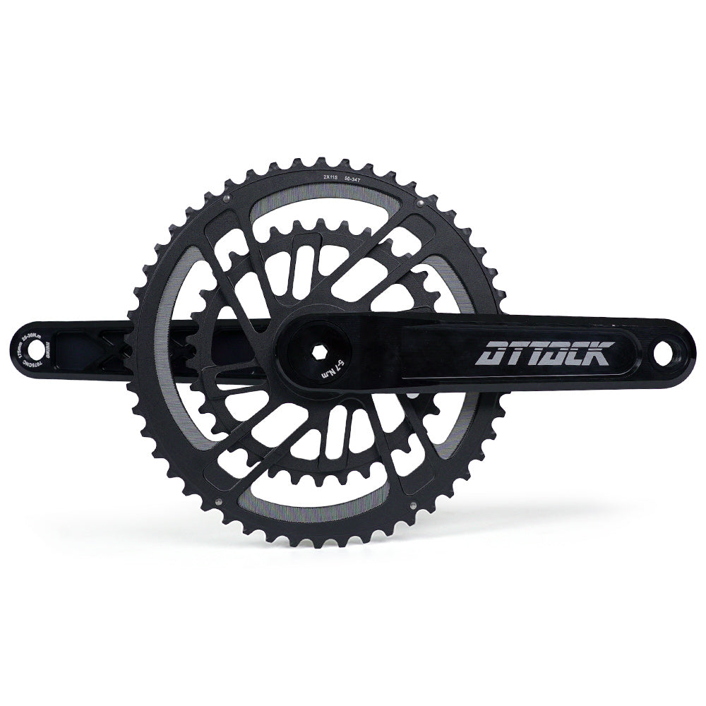 ONIRII ATTACK Road/Gravel Crankset Crank 165/170/172.5/175mm Chainring 46 30T 50-34T 40T 42T for 9 10 11 12 Speed Road Bicycle ONIRII