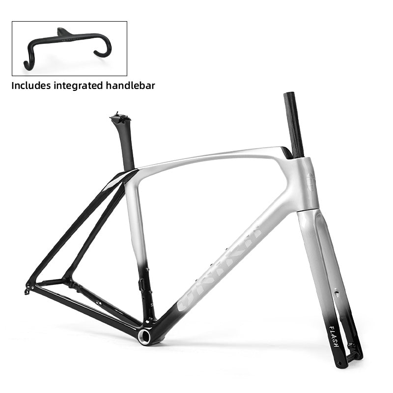 ONIRII FLASH Carbon Road Frame Hidden Cable Comprehensive with Integrated Handlebar Fork, Headset, Seat Post for Road Bicycle
